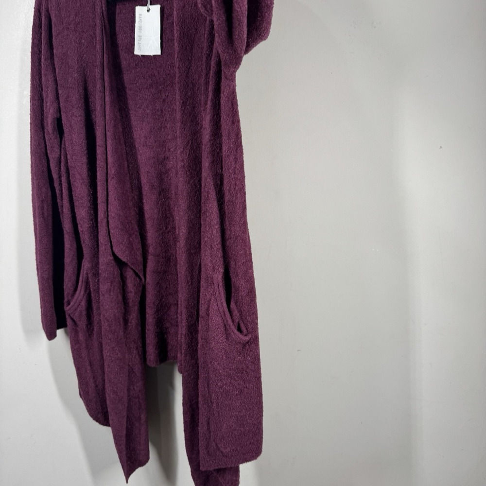Barefoot Dreams New with Tags CozyChic Lite Island Wrap Burgundy Wine Sz L/XL - Picture 11 of 16